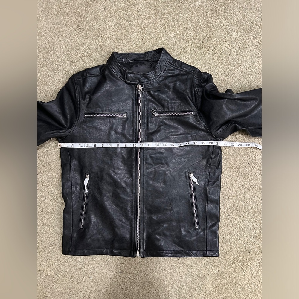 BlankNYC 100% Goatskin Leather Jacket - INTOXICATING JACKET in Black - Picture 12 of 13